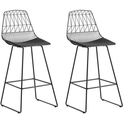 Beliani Mustat Metallipöytänojat - Moderni Design Beliani Mustat Metallipöytänojat - Moderni Design