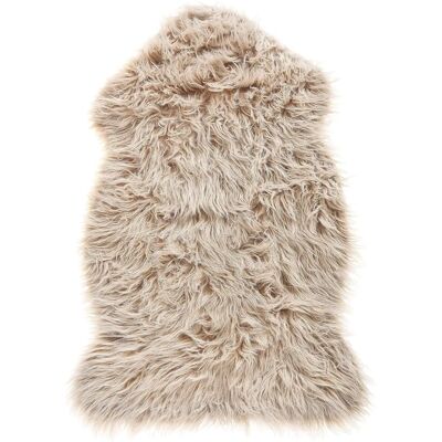 Beliani Faux Sheepskin Rug Beige - Matto Beliani Faux Sheepskin Rug Beige - Matto