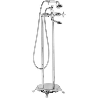 Beliani - Grifo de bañera independiente estilo vintage Beliani - Grifo de bañera independiente estilo vintage