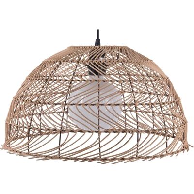 Lampada Sospensione Beliani Selenge - Stile Boho in Rattan Naturale Lampada Sospensione Beliani Selenge - Stile Boho in Rattan Naturale