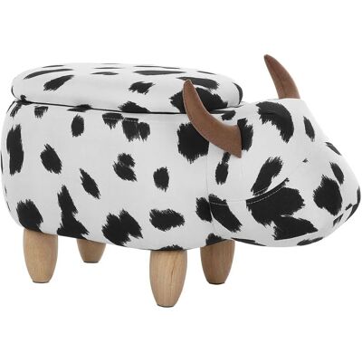 Beliani Tabouret Animal Vache pour Enfants avec Rangement - Siège d'Enfant - 32x35x60cm - Publicité Beliani Tabouret Animal Vache pour Enfants avec Rangement - Siège d'Enfant - 32x35x60cm - Publicité