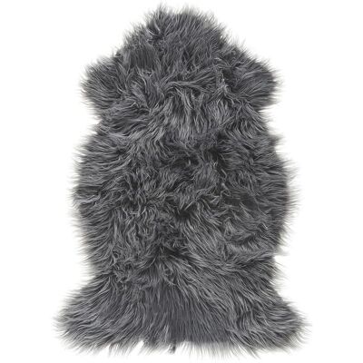 Tapis Fausse Fourrure Grise MUNGO - Tapis - Publicité Tapis Fausse Fourrure Grise MUNGO - Tapis - Publicité