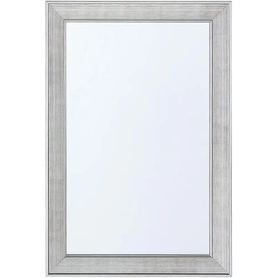 Beliani Wandspiegel BUBRY 91x61cm Silber - Wandspiegel Beliani Wandspiegel BUBRY 91x61cm Silber - Wandspiegel