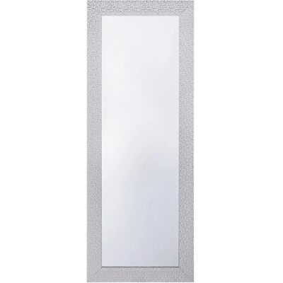 Beliani MERVENT White Wall Mirror 50x130cm - Wall Mirror Beliani MERVENT White Wall Mirror 50x130cm - Wall Mirror
