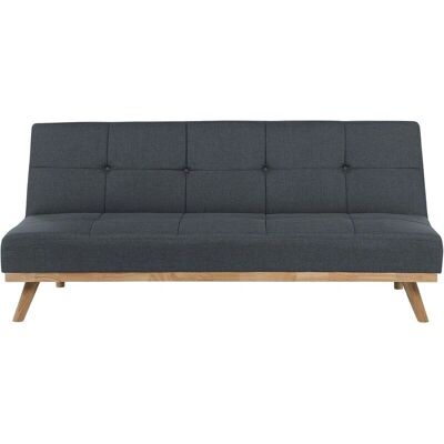 Beliani Sofá Cama FROYA Gris Oscuro - Sofá Cama Beliani Sofá Cama FROYA Gris Oscuro - Sofá Cama