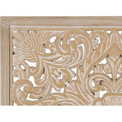 Décoration Murale Beliani Bois Clair YONORA - Carré Oriental MDF 60x60cm - Publicité Décoration Murale Beliani Bois Clair YONORA - Carré Oriental MDF 60x60cm - Publicité