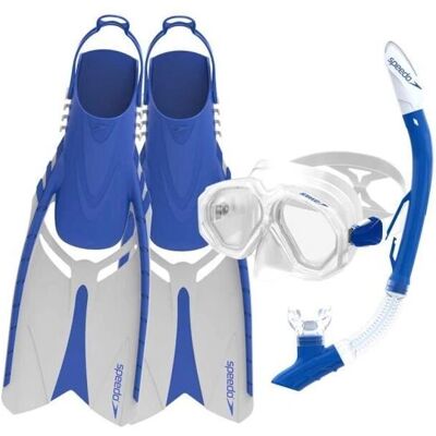 Speedo Leisure Dual Lenses Schnorchel-Set - Maske, Flossen, Schlauch Speedo Leisure Dual Lenses Schnorchel-Set - Maske, Flossen, Schlauch
