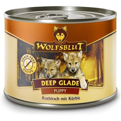 WOLFSBLUT Deep Glade Puppy Rådjur med Pumpa 12x200g - Hundmat WOLFSBLUT Deep Glade Puppy Rådjur med Pumpa 12x200g - Hundmat