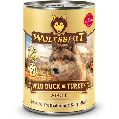 WOLFSBLUT Canard & Dinde - Nourriture pour chiens sans céréales WOLFSBLUT Canard & Dinde - Nourriture pour chiens sans céréales