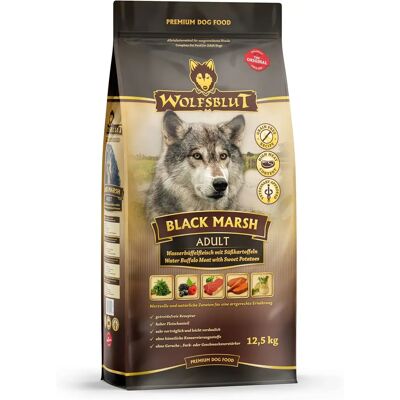 WOLFSBLUT Black Marsh Adult - Wasserbüffel mit Süßkartoffel WOLFSBLUT Black Marsh Adult - Wasserbüffel mit Süßkartoffel