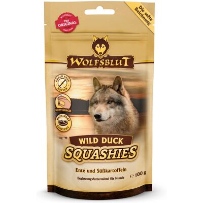 Wolfsblut Wild Duck Squashies - Eend - Zoete aardappel - Graanvrij - Hondensnacks Wolfsblut Wild Duck Squashies - Eend - Zoete aardappel - Graanvrij - Hondensnacks