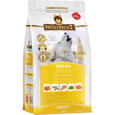 Wolfsblut VetLine Urinary 2 kg Hondenvoer kip en zoete aardappel Wolfsblut VetLine Urinary 2 kg Hondenvoer kip en zoete aardappel