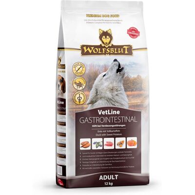 Wolfsblut VetLine Gastrointestinal 12 kg Ente, Süßkartoffel - Hundefutter Wolfsblut VetLine Gastrointestinal 12 kg Ente, Süßkartoffel - Hundefutter