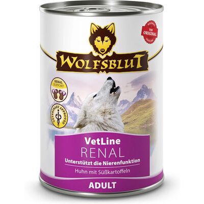 Wolfsblut VetLine Nourriture Humide Rénale 6 x 395 g Wolfsblut VetLine Nourriture Humide Rénale 6 x 395 g