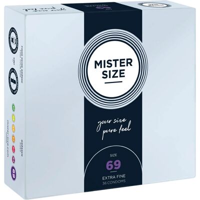 MISTER SIZE 69mm Kondomer - Extra Suuri, 36 Kpl MISTER SIZE 69mm Kondomer - Extra Suuri, 36 Kpl