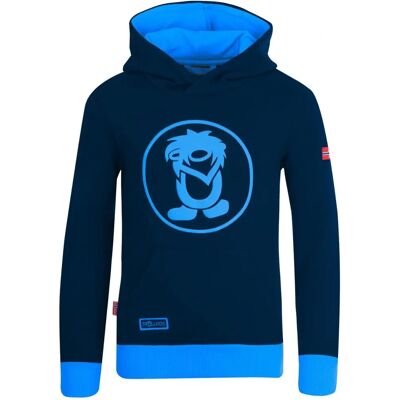 Sudadera con capucha Trollkids para niños azul tamaño XL Sudadera con capucha Trollkids para niños azul tamaño XL