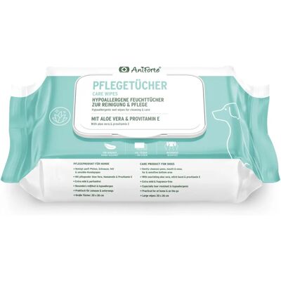AniForte Pflegetücher - Hypoallergen, Reißfest, 100 Stück AniForte Pflegetücher - Hypoallergen, Reißfest, 100 Stück