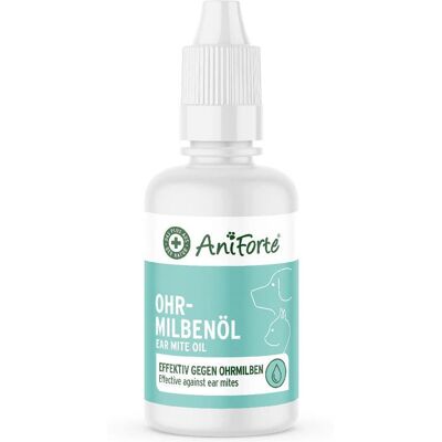 AniForte A10000268 Soin des oreilles pour animaux - Efficace contre les acariens chez chiens, chats & rongeurs - Publicité AniForte A10000268 Soin des oreilles pour animaux - Efficace contre les acariens chez chiens, chats & rongeurs - Publicité