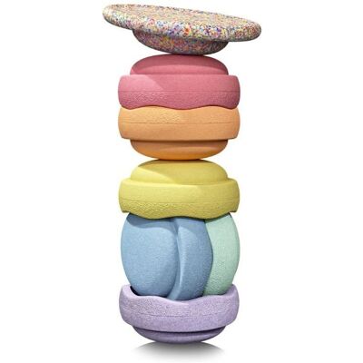 Stapelstein Rainbow Set pastel - Balance Spielzeug für Kinder Stapelstein Rainbow Set pastel - Balance Spielzeug für Kinder