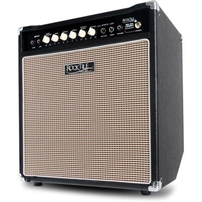 Rocktile - Bass Combo - 12'' - 50W - Amplificateur de basse - Publicité Rocktile - Bass Combo - 12'' - 50W - Amplificateur de basse - Publicité