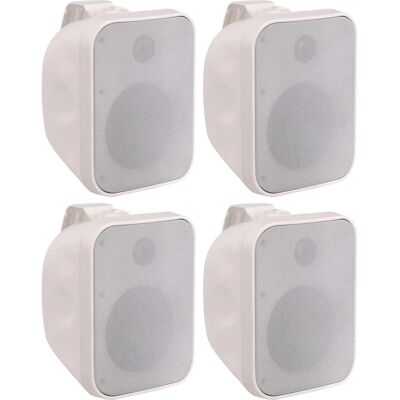 Pronomic - 4x80W Outdoor - IP65 - Blanc - Enceinte PA - Publicité Pronomic - 4x80W Outdoor - IP65 - Blanc - Enceinte PA - Publicité