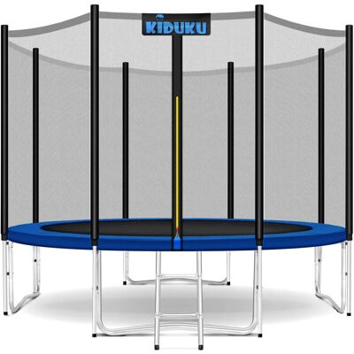 KIDUKU Trampoline, Mat de saut pour jardin ø 244 cm Ensemble complet avec filet de sécurité, échelle, couverture, ancrages et accessoires - Trampoline - Publicité KIDUKU Trampoline, Mat de saut pour jardin ø 244 cm Ensemble complet avec filet de sécurité, échelle, couverture, ancrages et accessoires - Trampoline - Publicité