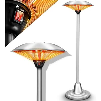 TRESKO Calefactor Infrarrojos 2500W - Interior/Exterior Estufa Radiante TRESKO Calefactor Infrarrojos 2500W - Interior/Exterior Estufa Radiante