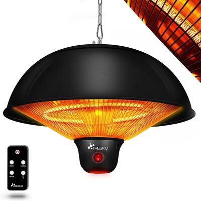 Tresko Calefactor Infrarrojos - 1500W - Control Remoto - Interior/Exterior Tresko Calefactor Infrarrojos - 1500W - Control Remoto - Interior/Exterior