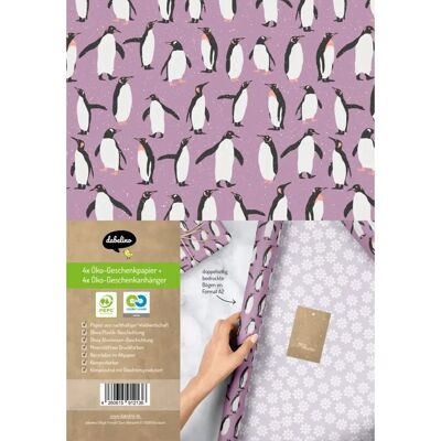 Dabelino Pinguin Geschenkpapier Set - Weihnachten Dabelino Pinguin Geschenkpapier Set - Weihnachten