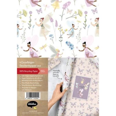 dabelino - Geschenkpapier-Set - Feen/Elfen/Schmetterlinge dabelino - Geschenkpapier-Set - Feen/Elfen/Schmetterlinge