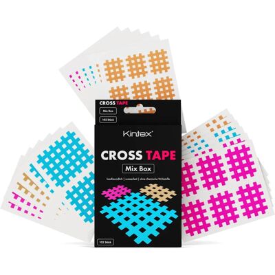 Kintex Cross Tape Mixbox - Kinesiologie Tape Kintex Cross Tape Mixbox - Kinesiologie Tape