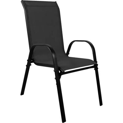 Mojawo - XL - Schwarz - Textilene - Garden Chair Mojawo - XL - Schwarz - Textilene - Garden Chair