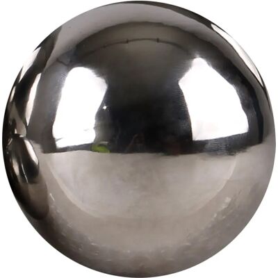 Mojawo - Ø28cm Edelstahl glänzend - sphère décorative - Publicité Mojawo - Ø28cm Edelstahl glänzend - sphère décorative - Publicité