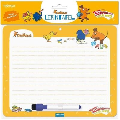 Trötsch Die Maus Lerntafel abwischbar - Sendung mit der Maus - Lernboard Trötsch Die Maus Lerntafel abwischbar - Sendung mit der Maus - Lernboard