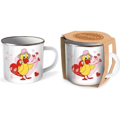 Trötsch Schnatterinchen Emaillebecher - Kinder Camping Geschenk Trötsch Schnatterinchen Emaillebecher - Kinder Camping Geschenk
