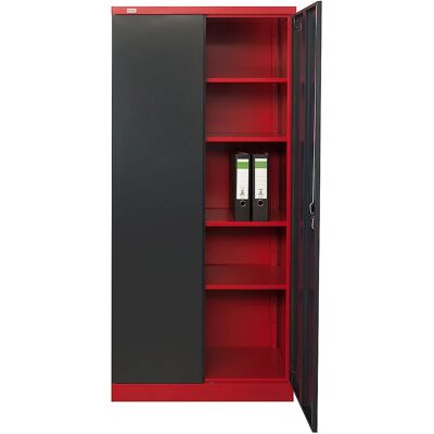 Jet-Line Modell Moskau Anthrazit Rot Aktenschrank - Aktenschrank Jet-Line Modell Moskau Anthrazit Rot Aktenschrank - Aktenschrank