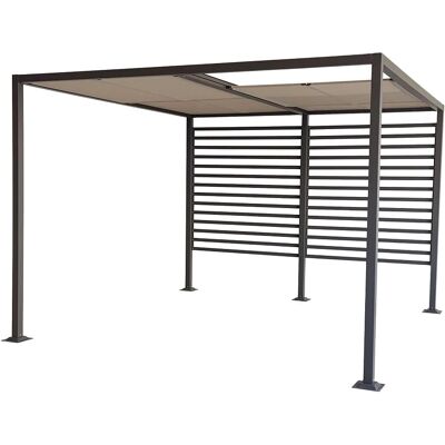 Jet-Line Amun 3x4m Pavillon - Gartenpavillon anthrazit Jet-Line Amun 3x4m Pavillon - Gartenpavillon anthrazit