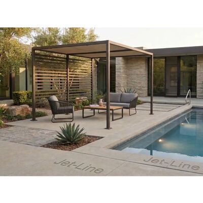 Jet-Line Amun 3x4m Pavillon - Gartenpavillon anthrazit Jet-Line Amun 3x4m Pavillon - Gartenpavillon anthrazit