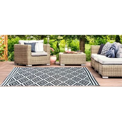 Jet-Line - AUSTIN - Schwarz - 120x180 cm - Outdoor Rug Jet-Line - AUSTIN - Schwarz - 120x180 cm - Outdoor Rug
