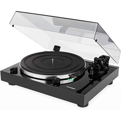 Thorens TD 202 Plattenspieler - Manuell Riemenantrieb, Schwarz Thorens TD 202 Plattenspieler - Manuell Riemenantrieb, Schwarz