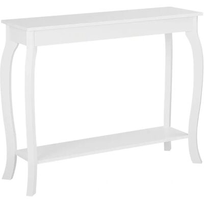 Table console blanche Hartford de Beliani - Design vintage moderne - Publicité Table console blanche Hartford de Beliani - Design vintage moderne - Publicité