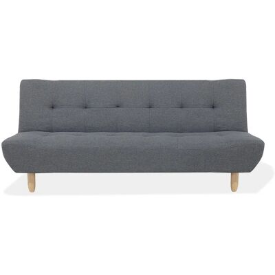 Canapé-lit gris foncé Beliani - 3 places, moderne, durable - Publicité Canapé-lit gris foncé Beliani - 3 places, moderne, durable - Publicité