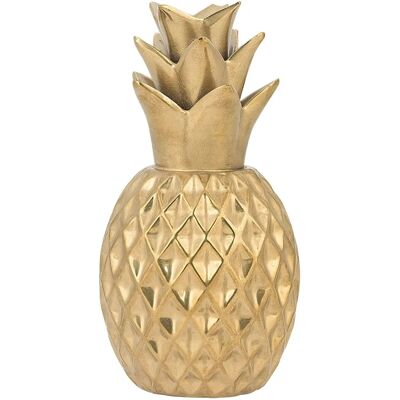 Beliani Gold Keramik Ananas Deko - Figur Beliani Gold Keramik Ananas Deko - Figur