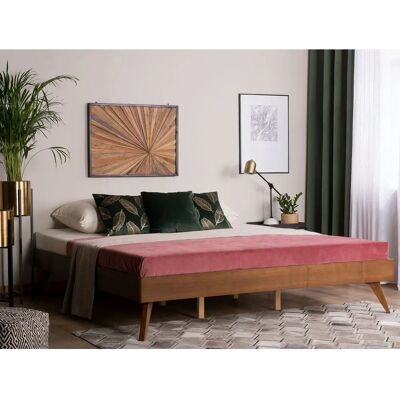 Beliani Letto Super King MDF Scuro - Letto Beliani Letto Super King MDF Scuro - Letto