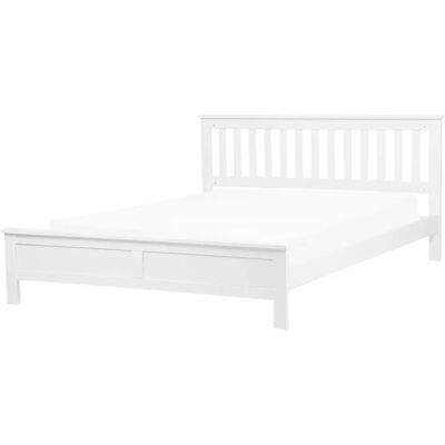Beliani Sänky Valkoinen Mäntypuu King Size - Sänky Beliani Sänky Valkoinen Mäntypuu King Size - Sänky