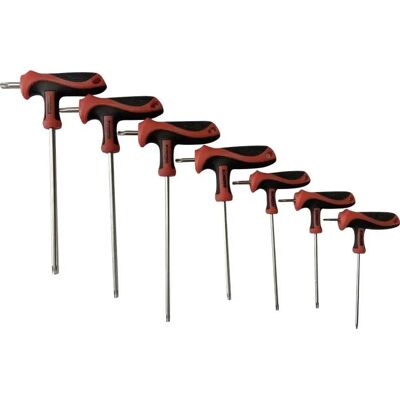 Kunzer T-Griff TX-Profil Schraubendreher-Set - 7 delar Kunzer T-Griff TX-Profil Schraubendreher-Set - 7 delar
