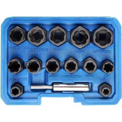 Kunzer 7SA14.1 Extractor Kit - Damaged Screw and Nut Removal Kunzer 7SA14.1 Extractor Kit - Damaged Screw and Nut Removal