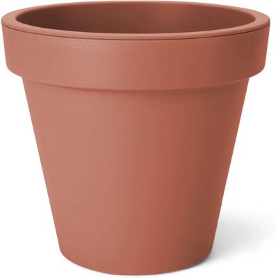 SPETEBO - Fioriera plastica M 38cm - Terracotta - Planter SPETEBO - Fioriera plastica M 38cm - Terracotta - Planter