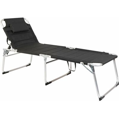 SPETEBO Aluminium Gartensessel - Schwarz - XXL SPETEBO Aluminium Gartensessel - Schwarz - XXL