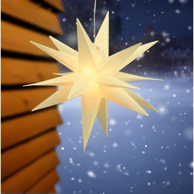 SPETEBO - Stella di Natale 3D - 35 cm - 15 LED - Weihnachtslicht SPETEBO - Stella di Natale 3D - 35 cm - 15 LED - Weihnachtslicht